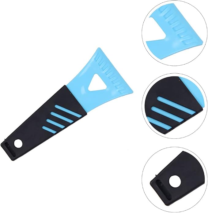 Plastic Refrigerator Ice Shovel Ice Scraper Defrost Shovel Snow Ice Remover Scoop Freezer Shovel Defroster Cleaning Freezer Frost Shovel Fridge Cleaning Tool - 2 Pack