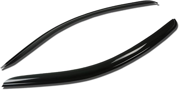 Rain Guards Tape-On Compatible with 2005-2009 Ford Mustang 2pcs Window Visor Deflector