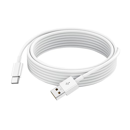 Car Carplay Cable USB A to USB C Charging for iPhone 17 Air/16E 16 15,iPhone 16 15 Pro Max 15 Plus Charger MacBook Air/Pro, iPad Pro 12.9 11 inch,Samsung Galaxy Tab A7 A8 A9 Tab S10+ S9 S8 S7 S6 Cord