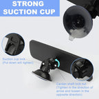 Interior Rear View Mirror with adhesive Suction Cup, Blind Spot Checker for Driving Test, Stick on Universal Inside Rearview Mirror with Wide Angle Mounted on Windshield(7.87 x 2.36 inch)