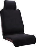 Premium Waterproof Seat Cover Towel Protector Neoprene Universal Fit, Upgraded 100% Washable & Removable Non-Slip Sweat Carseat Towel Covers, Perfect for Gym/Yoga/Workout（Black,1PCS