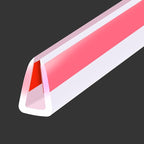Clear Rubber Edge Trim, Flexible Baby Proof Edge Protector for Sharp Edge, 3/16" U Channel Edge Trim, Self-Adhesive Edge Guards for Glass, Plywood and Sheet Metal Parts, 20Ft, Transparent Color