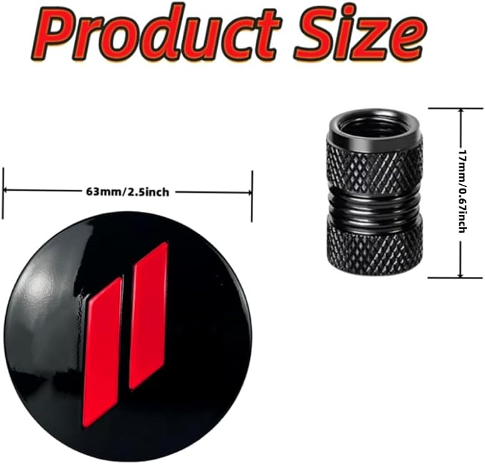 4pcs Wheel Center Cap 63mm/2.5 inches Slash Covers Hub Cap Compatible with Dodge Charger Challenger Durango Hornet Dart R/T SRT Magnum Nitro Journey Caliber Avenger and Ram (red)