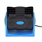 12V Car Auto Cooling Fan, 6.5 x 5.1inch Car Fans Car Vehicle Electric Cooling Fan 2 Speed Auto Mini Adjustable Speed Cooling Air Fan, Cable Length 5.2ft