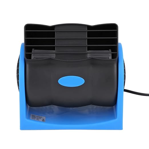 12V Car Auto Cooling Fan, 6.5 x 5.1inch Car Fans Car Vehicle Electric Cooling Fan 2 Speed Auto Mini Adjustable Speed Cooling Air Fan, Cable Length 5.2ft