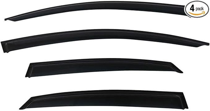 Tape On Window Visors Fits for 2015-2017 Lexus NX200t, 2018-2021 NX300, 2015-2021 NX300h, Side Auto Window Wind Deflectors, Ventshade, Rain Guards for Cars/Trucks
