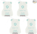 Fresh Cotton Hanging Car Cub Air Freshener - Scented and Infused with Natural Essential Oils - Cute 4-Pack