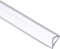 Clear Edge Trim, 9.8Ft Silicone U Channel Edge Protector, Edges Guards Fits 5/16" for Car Doors Sheet Metal Parts (15/32" W x 1/2" H)
