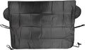 Car Windshield Ice and Snow Cover, 71" × 44.5" Waterproof Heavy Duty Oxford Fabric Auto Window Sunshade Cover, Universal Vehicle Exterior Protective Accessories for Sedan, SUV, Truck (Black)