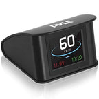 Pyle Universal Vehicle Smart HUD Display - 2.6" Digital Mini Car Dashboard Heads Up Windshield Speedometer Projector System w/ GPS Navigation Compass, Displays Speed, Distance, Time and More - PHUD19