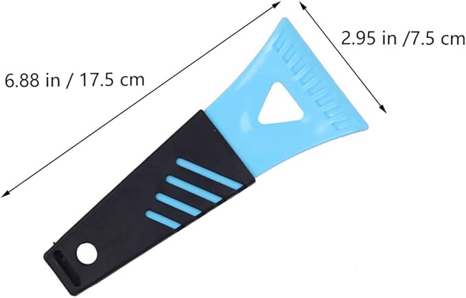 Plastic Refrigerator Ice Shovel Ice Scraper Defrost Shovel Snow Ice Remover Scoop Freezer Shovel Defroster Cleaning Freezer Frost Shovel Fridge Cleaning Tool - 2 Pack