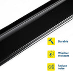 Side Window Visors rain Guards Vent Deflectors Compatible with Dodge Ram 1500 Crew Cab 2009-2018, Ram 2500/3500 Crew/Mega Cab 2010-2025, 2019-2024 Ram 1500 Classic Crew Cab, Truck Accessories 94109