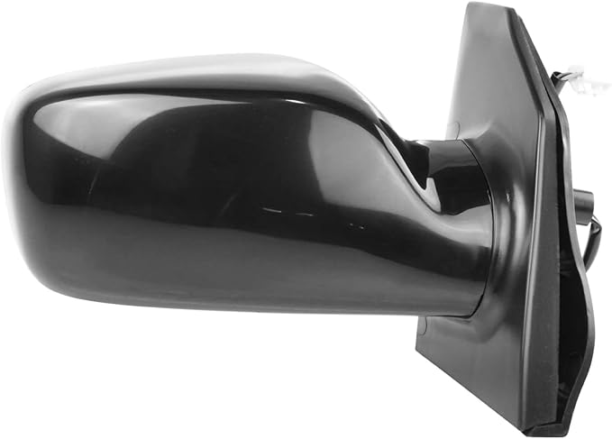 Passenger Side Mirror Assembly Electric Adjustment Non-Heated No Memory Black Compatible with 2003-2008 Toyota Corolla LE S TO1321179