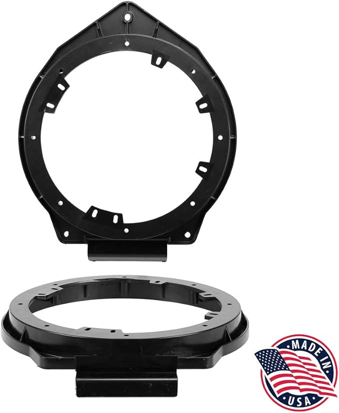 Metra 82-3006 6" to 6-3/4" Speaker Adapter for GM Multi 05-Up, Black, 8.75in. x 7.25in. x 2.00in.
