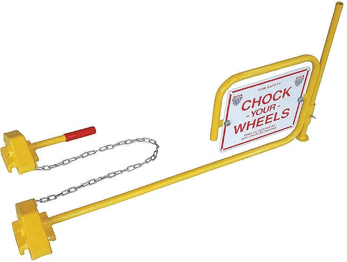 22XW92 Rail Car Wheel Chocks and Flag