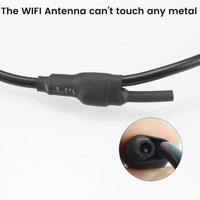 WiFi Car Backup Camera, 5G 720P HD Car License Plate Rear/Front View Reverse Camera for iPhone iPad Android Smart Phones Tablets Which Support Double Band WiFi