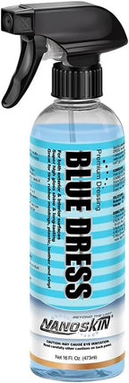 BLUE DRESS Premium Dressing 16 Oz. - Sprayable Interior & Exterior Dressing for Car Detailing | Works on Tire, Vinyl, Rubber, Plastic & Trim | Safe for Cars, Trucks, Motorcycles, RVs & More