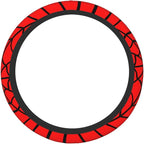 Red Black Spider Web Elastic Steering Wheel Cover Non-Slip Breathable Steering Wheel Protector Fit Auto, SUVs, Truck