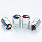 Car Tire Valve Stem Caps and Car Keychain Combo Compatible with BMW M M2 M4 M5 M6 M8 X1 X2 X3 X5 X6 M135i M240i Z4 328i X7 Keyring for Men and Women Family Present Car Accessories