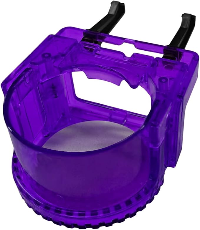 YoRise Car Air Vent Cup Holder, Multifunctional Auto Drink Holder Expander with Mounting Clips, Universal Vehicle Bottle Organizer for Most Cars with Horizontal Blade Vents (Purple)