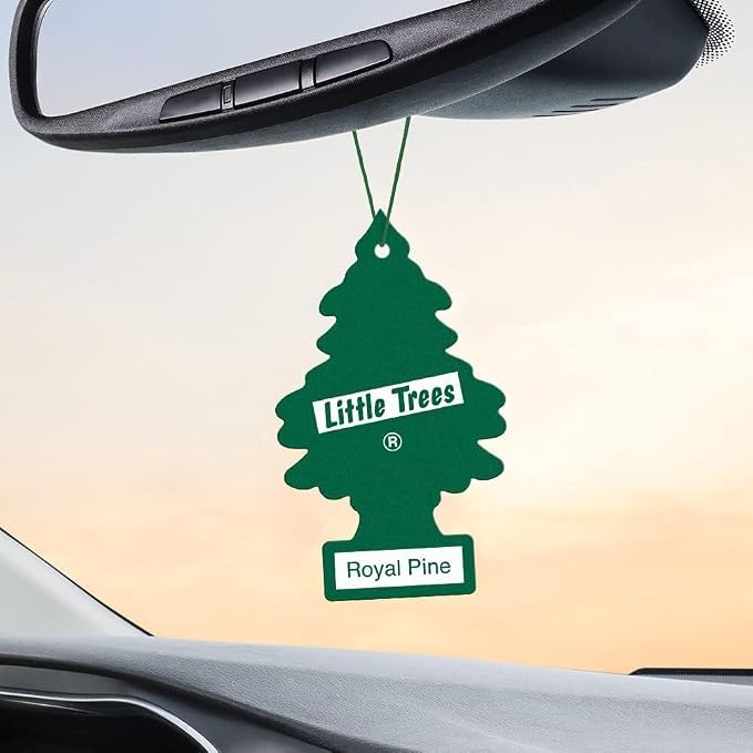 Car Air Freshener | Hanging Paper Tree for Home or Car | Royal Pine | 6 Pack
