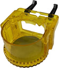 YoRise Air Vent Cup Holder for Car, Multifunctional Water Bottle Bracket with Mounting Clips, Car Air Conditioner Vent Drink Cup Holder Expander, Fit for Most Cars with Horizontal Blade Vents (Yellow)