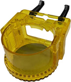 YoRise Air Vent Cup Holder for Car, Multifunctional Water Bottle Bracket with Mounting Clips, Car Air Conditioner Vent Drink Cup Holder Expander, Fit for Most Cars with Horizontal Blade Vents (Yellow)