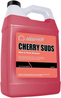 CHERRY SUDS Foaming Car Wash Shampoo 1 Gallon - Works with Foam Cannon, Foam Gun, Bucket Washes, Car Soap for Pressure Washer | Safe for Cars Trucks, Motorcycles, RVs & More | Cherry Scented