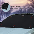Sun Protector for Car Windshield, (82 x 47 inches) Automotive Exterior Accessories Windshield Cover Snow Ice Hail Protector Car Cover Oxford Fabric Heat & Sag-Proof Windshield Frost Cover