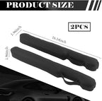 2PCS Car Seat Gap Filler Strip,Anti-Drop Car Seat Gap Plug with Fixing Ring for Filling Gaps Between Consoles and Seats,in Between Cars Seats Catcher Cars Interior Accessories