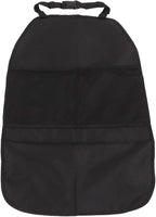 Black Anti Kick Mat Car Backseat Protector Cover Organizer for Universal Fitment 25.59x16.93in