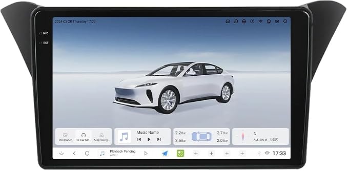 DUDUAUTO DUDU5 Android 13 Car Stereo for Hyundai Rohens Coupe Genesis Coupe 2012 9.5 inch Carplay Touch Screen Car Head Unit,4G RAM 64G ROM