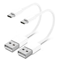 6Inch iPhone 17 16 15 Fast Car Charger Cord, [MFi Certified] 30W USB to USB C Carplay Cable Short, 2 Pack 0.5 Foot Type C Charge Cord for iPhone 17 16 15 Pro Max Plus, iPad Pro, Galaxy,Moto G,LG,Pixel