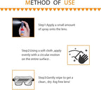 Anti Fog Spray 60ml/30ml Spectacle Lens Anti-Fog Spray Car Windshield Window Rainy Weather Defogging Spray Cleaning Spray for Mirrors Glass