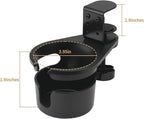 360° Rotating Cup Holder Under Desk Anti Spill Space Saving for Home Office Camping for Mugs, Glass, Heavy Drink