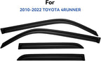 Window Visors Rain Guards for 2010-2024 Toyota 4Runner, Out-Channel Window Vent Wind Deflectors Visors Shades for 10-24 4 Runner