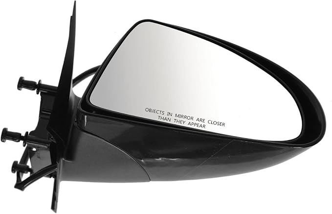 Passenger Side Mirror Assembly Electric Adjustment Non-Heated No Memory Black Compatible with 2005-2010 Pontiac G6 GM1321361