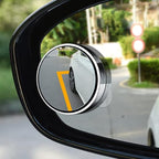 2Pcs Blind Spot Car Mirror, Automotive Side Blindspot Mirror for Car, 2.2" Round Car Rearview Mirror Accessories 360 Degree Rotating Vacuum Suction Cup for Cars, Suv, Van and Trucks (Silver)