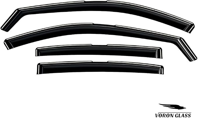 Voron Glass in-Channel Extra Durable Rain Guards for Nissan Altima 2019-2026, Window Deflectors, Vent Window Visors, 4 Pieces - 200914