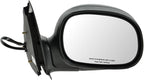 Passenger Side View Mirror Manual Folding Electric Adjustment Non-Heated No Memory Black Compatible with 1997-2003 Ford F150 Truck Without Aspherical Glass