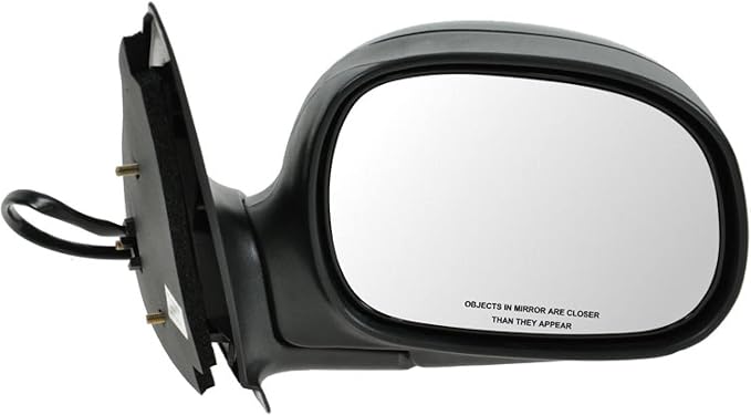 Passenger Side View Mirror Manual Folding Electric Adjustment Non-Heated No Memory Black Compatible with 1997-2003 Ford F150 Truck Without Aspherical Glass