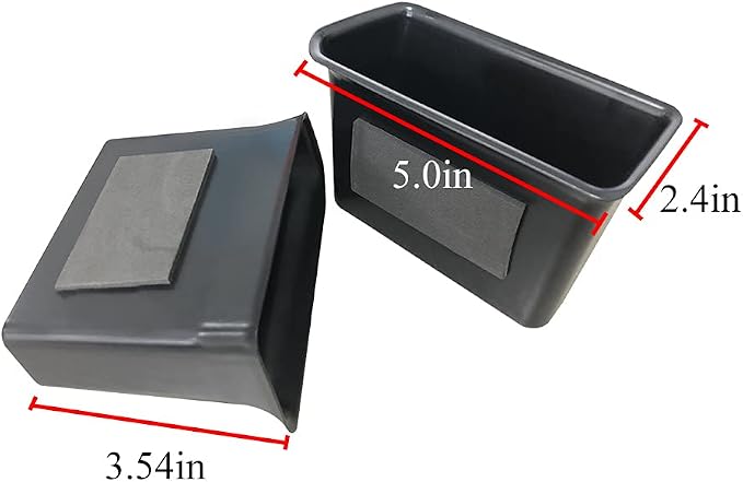 Front Row Door Organizer Compatible with VW Atlas 2018 2019 2020 2021 2022 2023 Atlas Cross Sport Armrest Storage Box Phone Container Handle Pocket ABS Tray Insert Glove Pallet