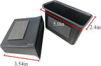 Front Row Door Organizer Compatible with VW Atlas 2018 2019 2020 2021 2022 2023 Atlas Cross Sport Armrest Storage Box Phone Container Handle Pocket ABS Tray Insert Glove Pallet