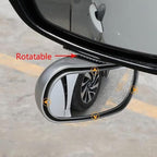 Stick on Blind Spot Car Rearview Mirror, Adjustable Convex Wide Angle Blindspot Car Mirror for SUV Trucks