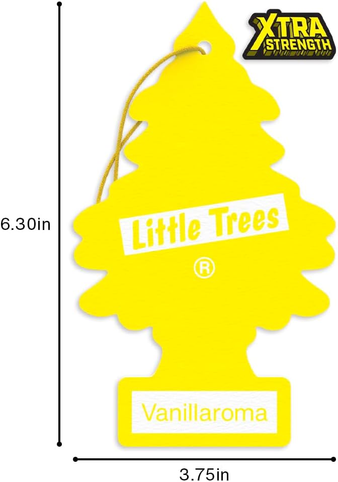 Car Air Freshener Xtra Strength Provides Long-Lasting Scent for Auto or Home Extra Boost of Fragrance Vanillaroma, 24 Air Fresheners (Pack of 36)