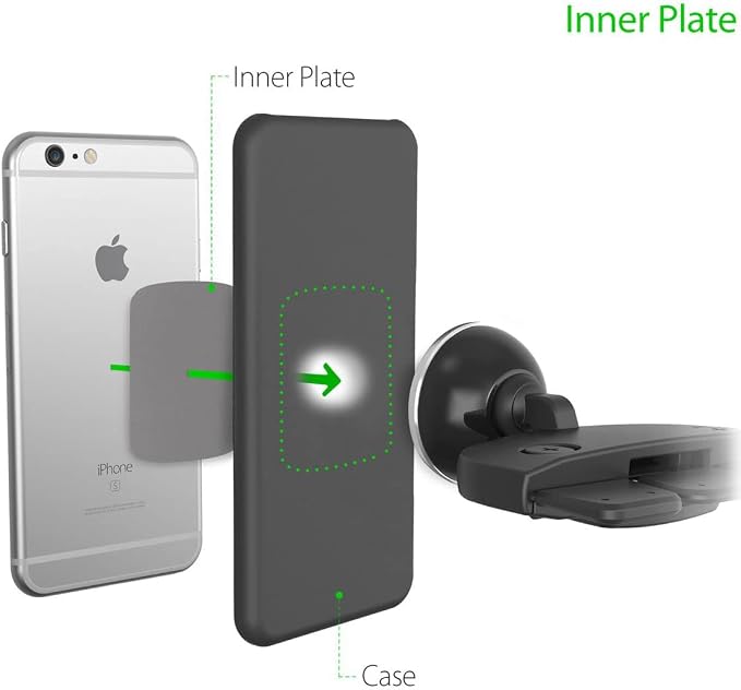 Car Mount, iTap Magnetic CD Slot Holder for iPhone 6s Plus 6s 6 SE,Galaxy S7 S7 Edge S6 S6 Edge,Galaxy Note 5