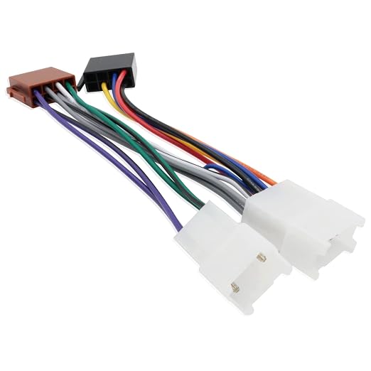 Wiring Harness Replacement for Toyota Corolla Camy RAV4 Highlander ISO Radio Wire Cable Car Stereo Power Speaker Adapter | 16Pin Car Radio Wire Harness Adapter Compatible Corolla Camy RAV4 Highlander Prius 4Runner Tundra Factory Radio Connector