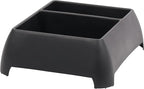 Heavy Duty Storage Organizer for Vehicle Trunk, Garage, Under Sink Organizer, Recycled Plastic, Made in USA (Black)