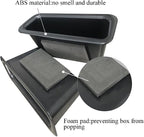 Front Row Door Side Storage Box Compatible with Volvo S60 2009-2017 2018 V60 2009-2017 2018 Armrest Phone Container Door Organizer Handle Pocket ABS Tray Insert Glove Pallet