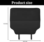2PCS Car Kick Mat, Anti-Scratch Waterproof Anti-Slip Vehicle Back Seat Protector with Storage Pockets, Automotive Interior Seat Back Covers, Universal for SUV RV Truck (Black)